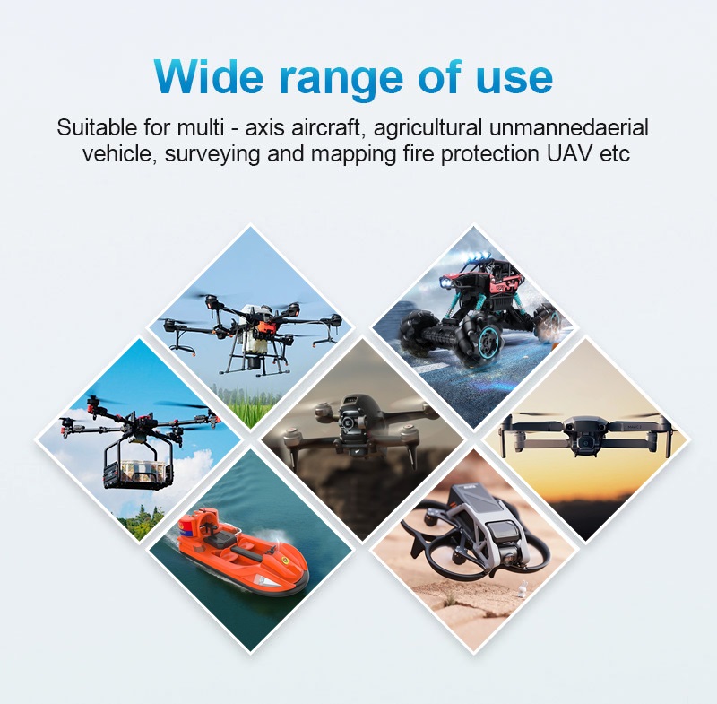 How to read the battery specification table of a drone?